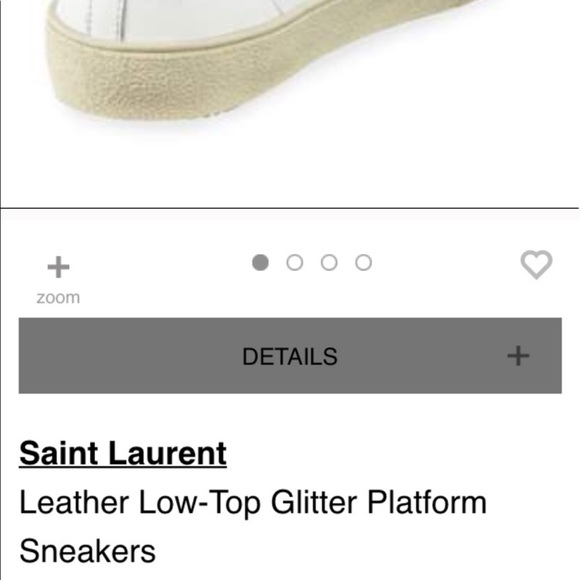 Saint Laurent Glitter Galactica Sneaker